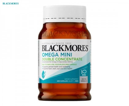 Blackmores 澳佳宝 无腥味双倍浓缩鱼油迷你胶囊（柠檬味）400粒